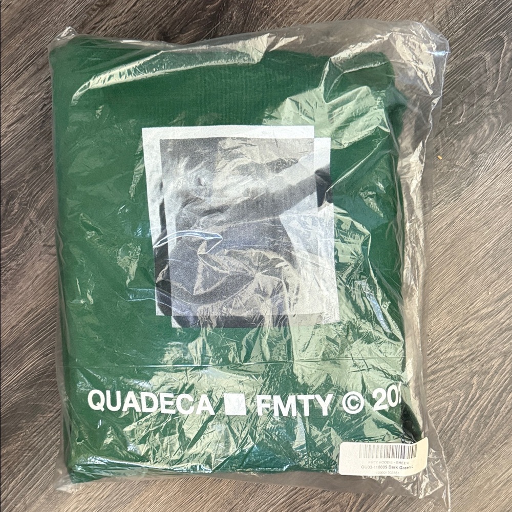 Green Quadeca FMTY 2021 Graphic Hoodie Adult Size L
